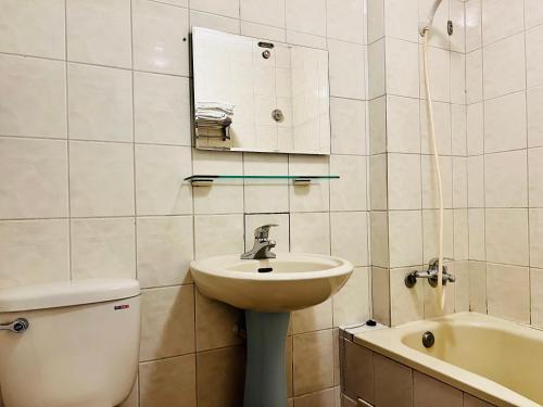 Koupelna v ubytování Shinyes Motel