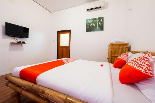 Postel nebo postele na pokoji v ubytování Maringo cottage
