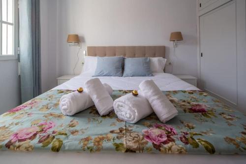 Posteľ alebo postele v izbe v ubytovaní Central and beautiful apartment - Free parking