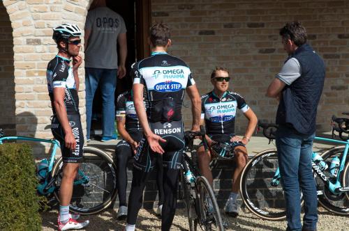 a group of men sitting on their bikes at Country Lodge Hotel Moriaanshoofd in Oudenaarde
