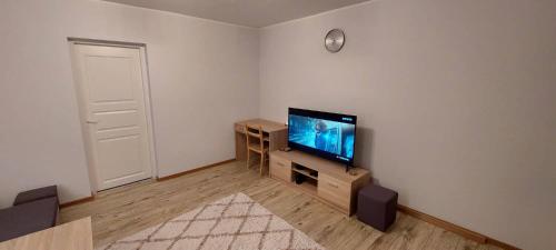 TV a/nebo společenská místnost v ubytování Pelguranna Apartment