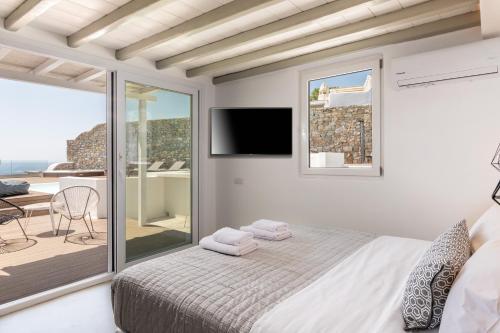 Villa in Mykonos - 6 bedroom - 1km from Mykonos Town - Infinity pool - Sunset view