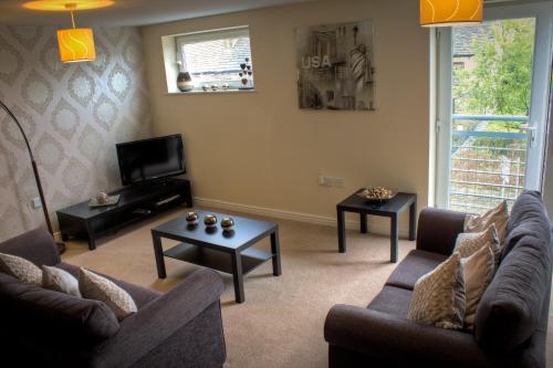 Coin salon dans l'établissement The Lindley Suite – Simple2let Serviced Apartments