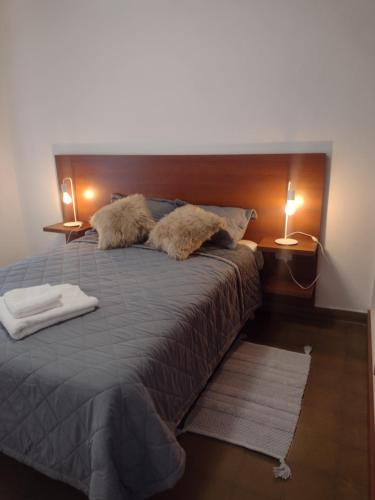 Llit o llits en una habitació de Casa en Santa Rosa