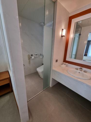 Ein Badezimmer in der Unterkunft Pinegrove Hotel