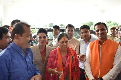 a group of people standing next to each other at Sun Hotel and Resort, Mount Abu in Ābu Road