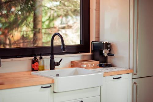 Dapur atau dapur kecil di Strefa Relaksu Siemiany