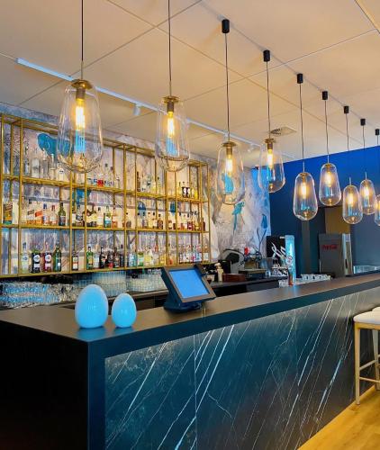 El lounge o bar de Hotel Arkas