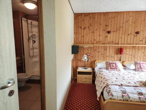 Una cama o camas en una habitación de Apartments Suites LAC BLEU