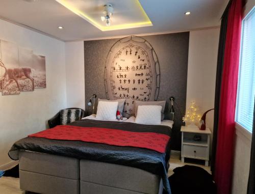 Кровать или кровати в номере Apartment Neitamo44