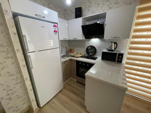 Küche/Küchenzeile in der Unterkunft King Suite OK0