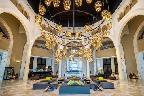 Coin salon dans l'établissement Radisson Blu Palace Resort & Thalasso, Djerba