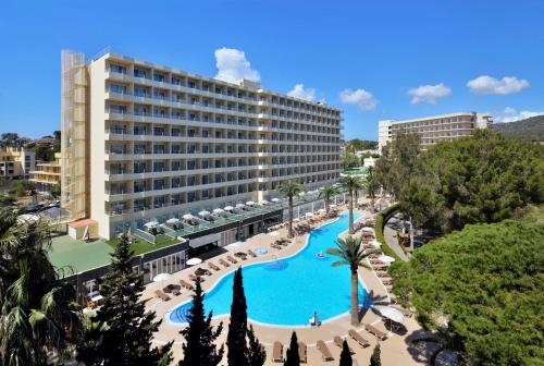 a hotel with a swimming pool and a resort at Sol Palmanova Mallorca in Palmanova
