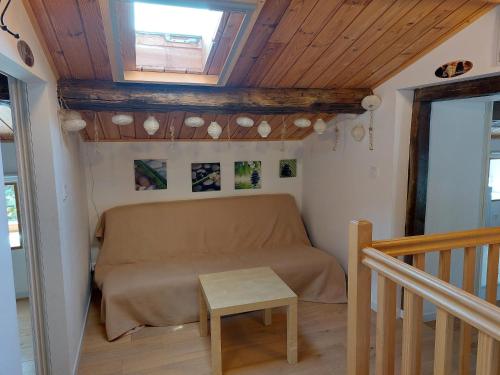 Posezení v ubytování La cambuse des gones - Gîte 3 chambres