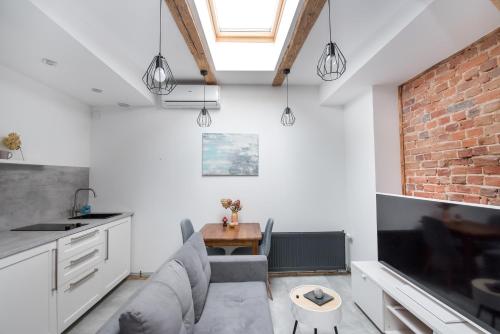 Posezení v ubytování Apartament Mikołowska
