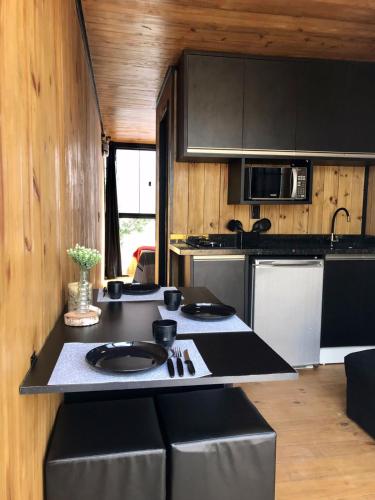 Küche/Küchenzeile in der Unterkunft Modo- lar mini casa