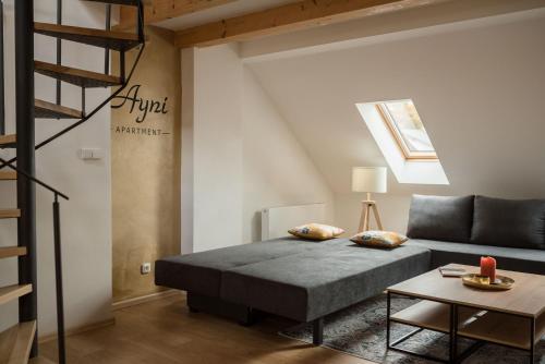 Posezení v ubytování Ayni apartman