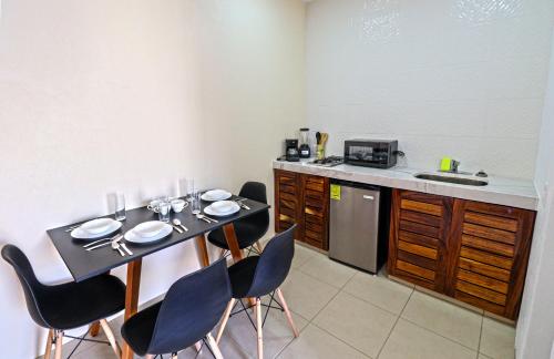 Kuchyň nebo kuchyňský kout v ubytování Hotel Punta Palmeras