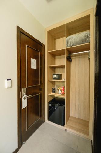 Kuchyň nebo kuchyňský kout v ubytování Malbec Casa Hotel