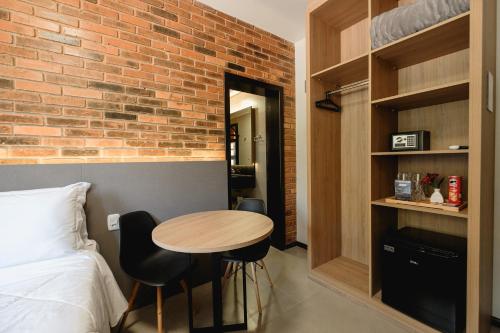 Kuchyň nebo kuchyňský kout v ubytování Malbec Casa Hotel
