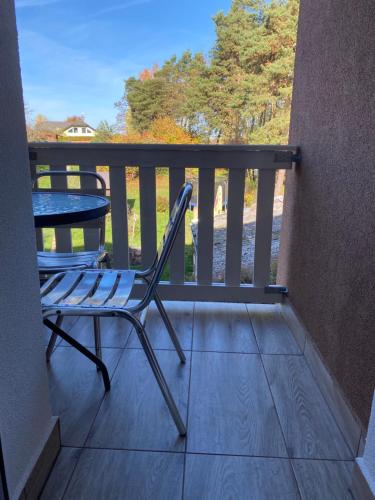 Ein Balkon oder eine Terrasse in der Unterkunft Pension V Pohodě