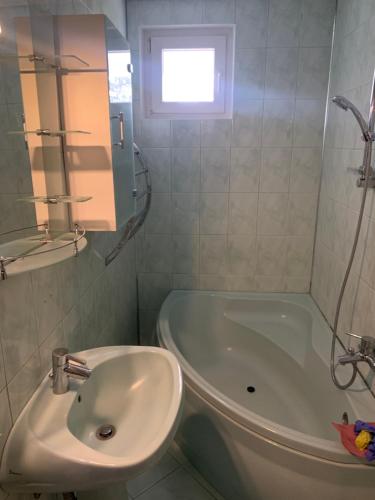 Vonios kambarys apgyvendinimo įstaigoje Sara House