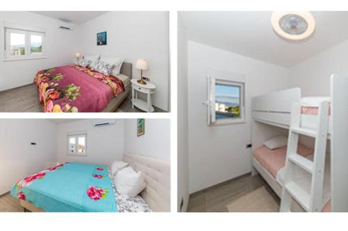 Postel nebo postele na pokoji v ubytování Relax - Apartment mit whirlpool
