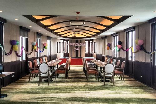 Posezení v ubytování Bella B Hotel