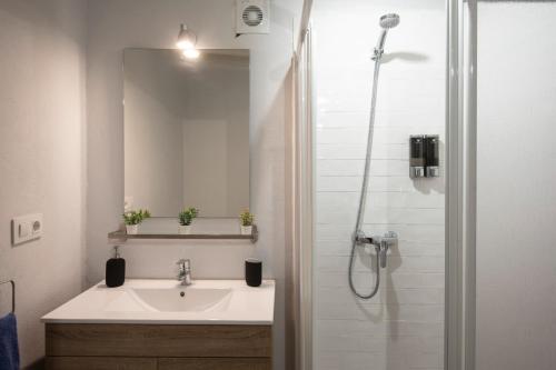 Ένα μπάνιο στο Apartamento La Casa del Santo