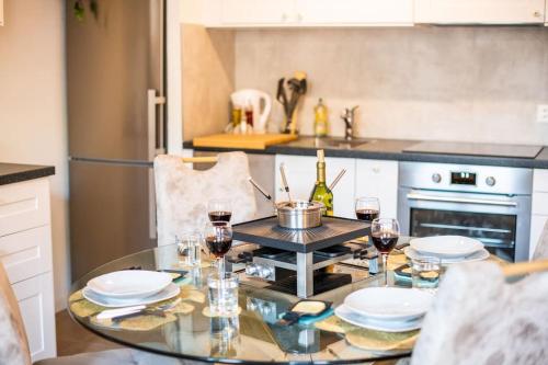 Dapur atau dapur kecil di [Bellinzona] Rustico Loft a 5 Stelle con Netflix