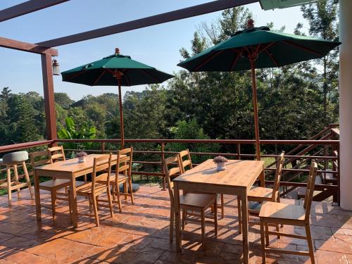 Een balkon of terras bij Campson Heaven Resort