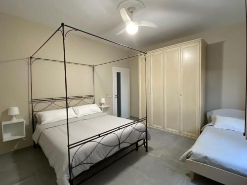 Katil atau katil-katil dalam bilik di Casa Nonna Lina