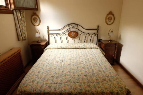 Krevet ili kreveti u jedinici u okviru objekta Casa rústica familiar en los Pirineos