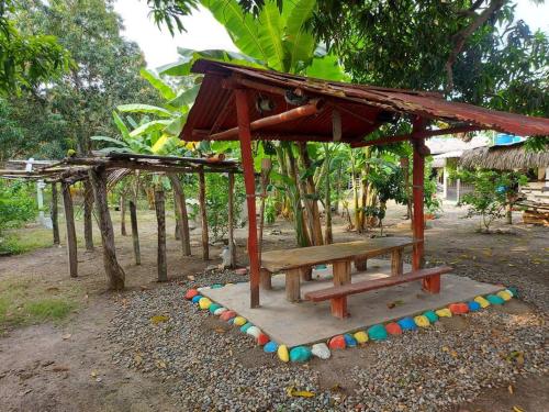 Taman di luar Finca Agroturística La Sultana