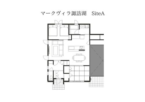 a floor plan of a house at マークヴィラ諏訪湖 siteA in Shimo-suwa