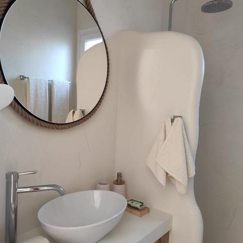 Koupelna v ubytování Nafplio Lodge