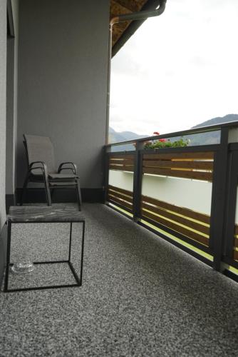 Balkón nebo terasa v ubytování Seeblick Homes