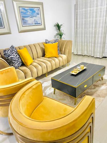 Et opholdsområde på The penthouse