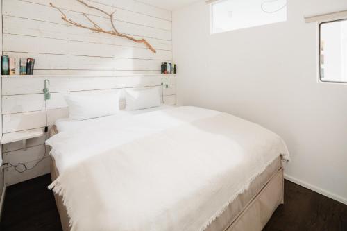 Postel nebo postele na pokoji v ubytování Haus Salz&Sand Wohnung Salz