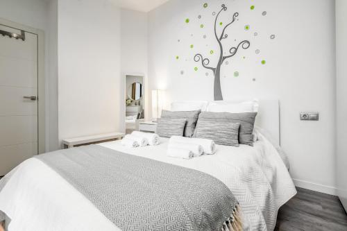 Postel nebo postele na pokoji v ubytování Apartamento en excelente ubicación, centro de Barcelona