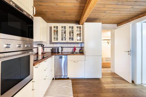 Dapur atau dapur kecil di Jules Reetdachkate