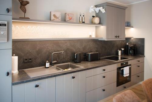 Dapur atau dapur kecil di Forsthaus Gödens