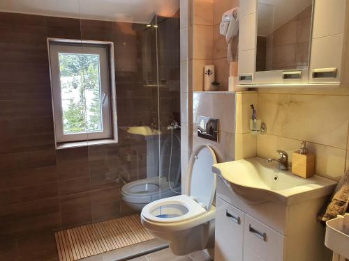 Koupelna v ubytování Apartman NEDA Zlatar