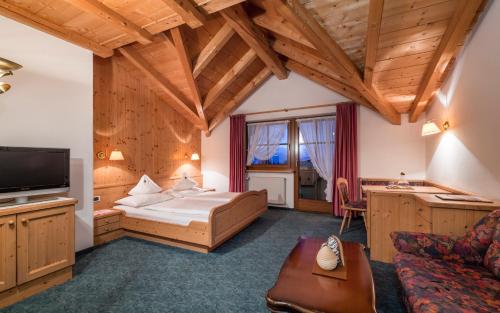 Кровать или кровати в номере Hotel Peter