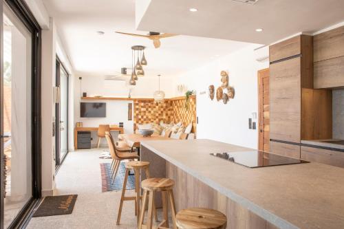 Dapur atau dapur kecil di Beach House MIMA