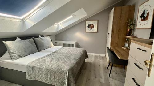 Postel nebo postele na pokoji v ubytování Hotel Victoria