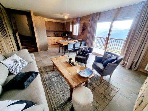 Appartement Duplex 8 pers avec piscine et parking, Les Saisies - FR-1-293-370