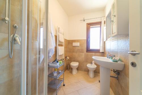 Koupelna v ubytování Casa Lucia