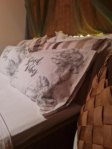 Postel nebo postele na pokoji v ubytování Vikendica Pahuljica