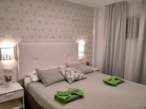 Postel nebo postele na pokoji v ubytování Molinos holidays playa del inglés